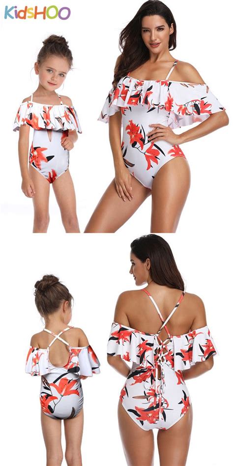 I hope you guys enjoyed this video, and if you. Mommy and Me Matching Swimwear Print Flowers Rufflles ...