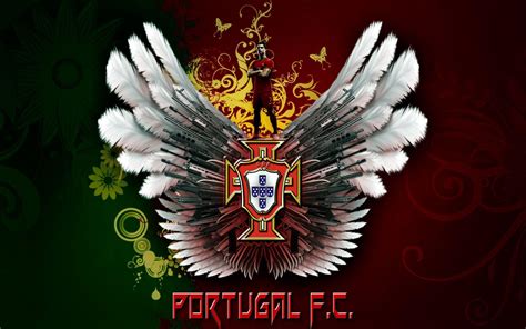 Portugal has a very different logo that contains the name portuguese football federation which is the governing body for football in portugal. Football Logos Wallpapers - Wallpaper Cave