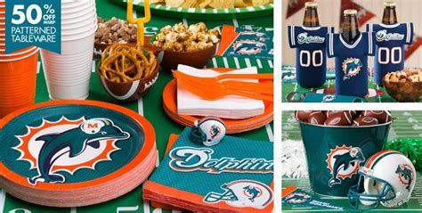 Check spelling or type a new query. NFL Miami Dolphins Party Supplies - Party City | Dolphin ...