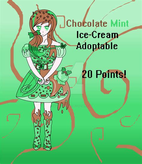 Chocolate Mint Ice Cream Adoptable Open By Gkvfflowergirl On Deviantart