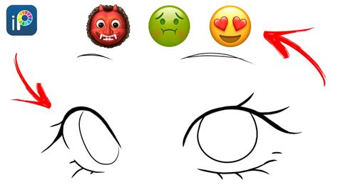 Criando Olho Cores De Emojis No Ibis Paint X YouTube