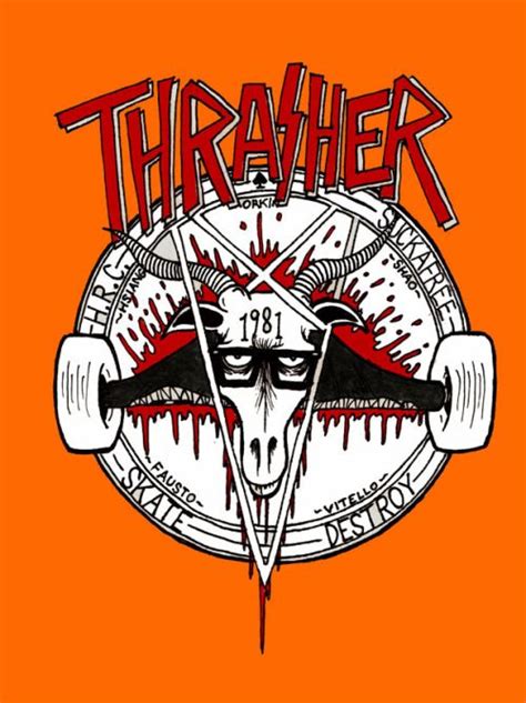 Thrasher Iphone Wallpaper