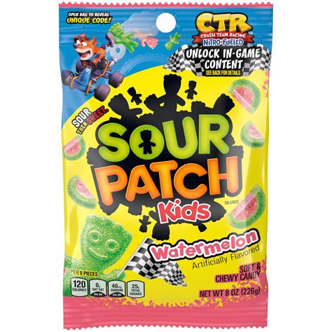 Sour Patch Kids Watermelon Soft And Chewy Candies 8 Oz