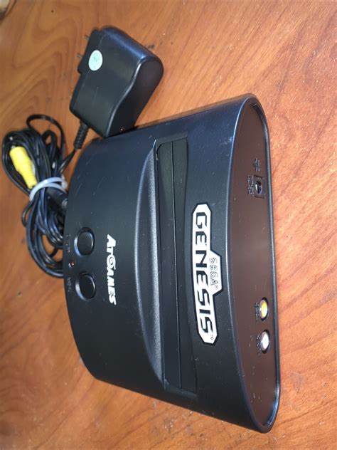 Sega Genesis Classic Black Game Console With 81 Preloaded Games And