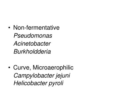 Ppt Clinically Encountered Bacteria Powerpoint