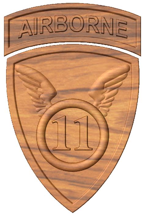 11thairbornedivpatcha1 Cnc Military Emblems