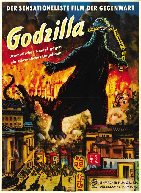 Here's how it goes down: MONSTER BRAINS: Godzilla Posters From The Fifties