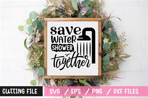 Save Water Shower Together Graphic By Craftygenius · Creative Fabrica