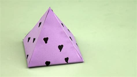 How To Make A Paper Pyramid 15 Steps With Pictures Wikihow