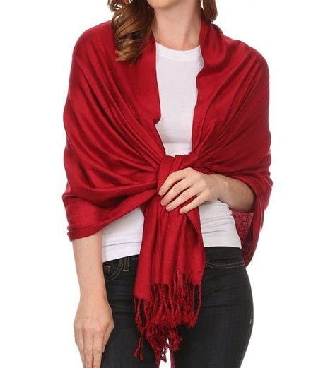 78 X 28 Rayon From Bamboo Soft Solid Pashmina Shawl Wrap Stole