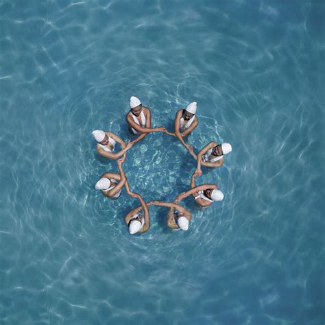 Synchronized Swimming Aerial Photography By Brad Walls