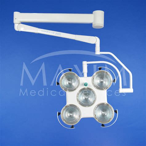 Heraeus Hanaulux 2005 Improved Single Surgical Light System Maxim Medical