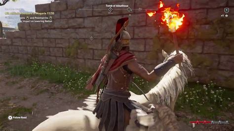 Assassin S Creed Odyssey Explore Tomb Of Alkathous Find Ancient Stele