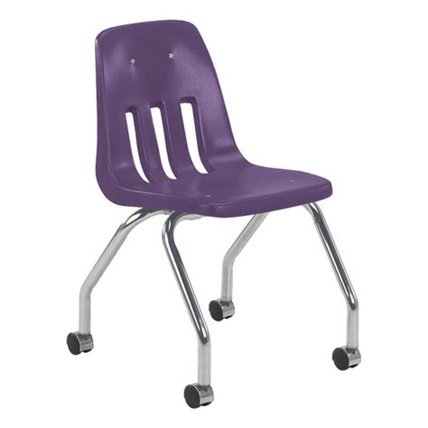Virco 9050 Mobile Teacher Chair W Soft Plastic Seat And Back At School