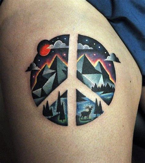The peace sign is one of the most recognizable symbols of all times. Best Peace Tattoo Designs - Our Top 10