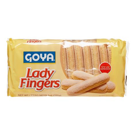 Bake at 375 degrees f (190 degrees c) for about 15 minutes until firm to the touch and golden. Goya Lady Fingers, 7 oz - Walmart.com - Walmart.com