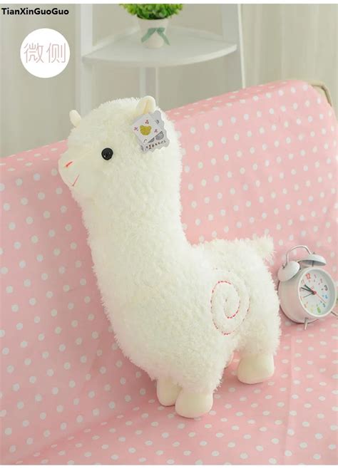 New Fashion Toy Large 45cm Lovely White Alpaca Plush Toy Soft Doll