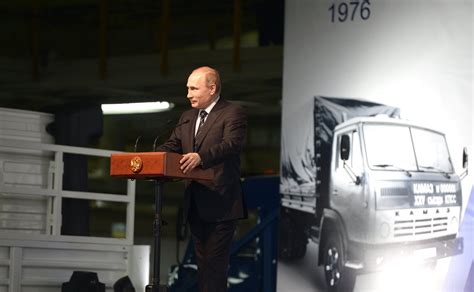 visit to kamaz automobile plant president of russia