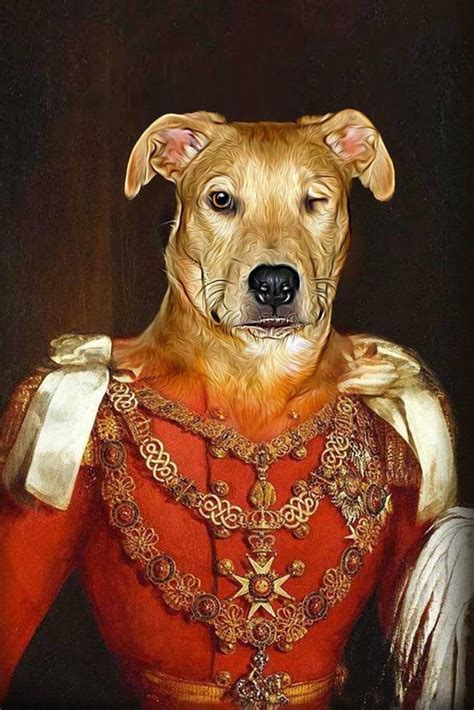 Royal Portraits Pet Portrait Renaissance Pet Portrait The Etsy