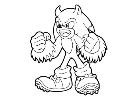 Maybe you would like to learn more about one of these? coloring pages of sonic the werehog | Cartoon | Pinterest