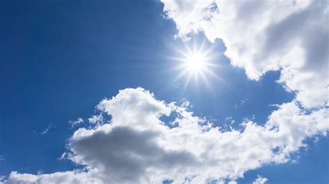 Free Photo Sunny Sky Blue Bright Clouds Free Download Jooinn