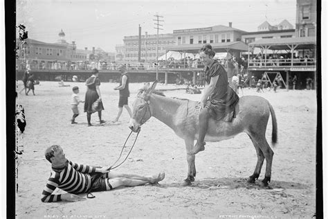 Vintage Photos Atlantic City Beach Goers Beating The Heat In The 1890s