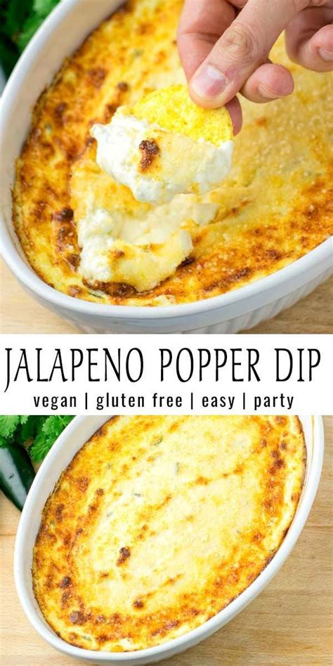 Jalapeno Popper Dip Recipe Vegan Dishes Vegan Party Food Vegan