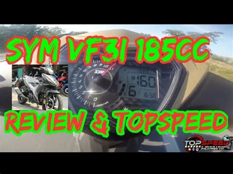 Sym vf3i 185cc liquid cooled topspeed 162kph tires tubeless front & rear disc plate 90/80x17 front size tire & 120/70x17. SYM VF3i 185cc Review & TEST RUN TOPSPEED - YouTube