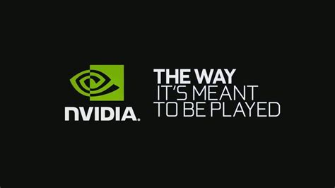 2160p60 4k Nvidia Logo Animation The Way Its Meant To Be Played