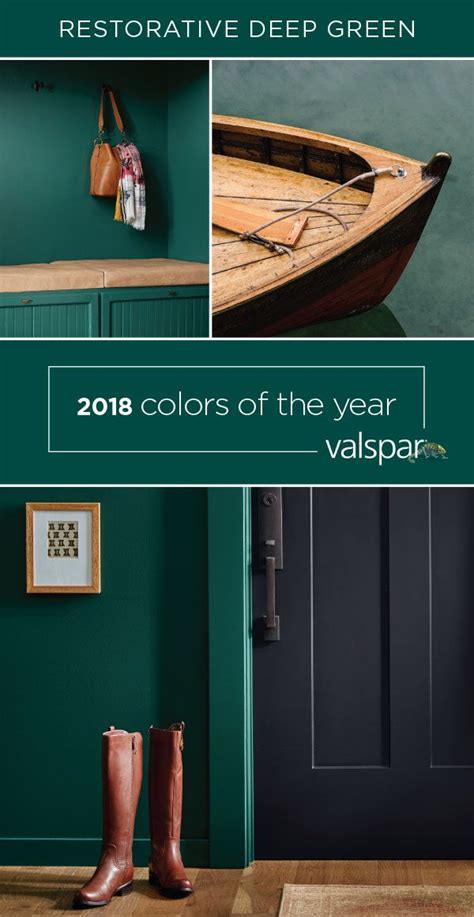 Valspars Deep Green Is Sure To Bring An Invigorating Pop Of Color Into