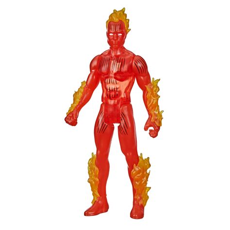 Marvel Comics Marvel Legends Fantastic Four Human Torch 375 In Action Figure