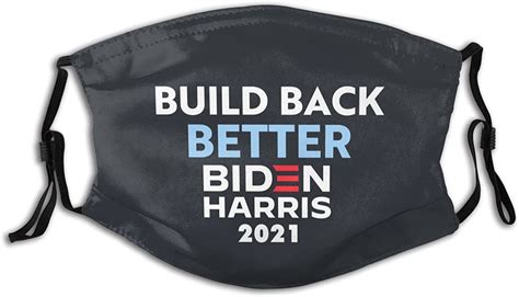 Build Back Better Biden Harris 2021 Adult Maskfor Women