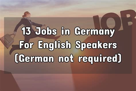 13 Jobs For English Speakers Work In Germany Without Speaking German