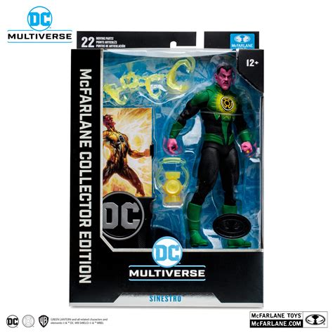 Dc Multiverse Collector Edition Sinestro Platinum 7 Figure Mcfarlane