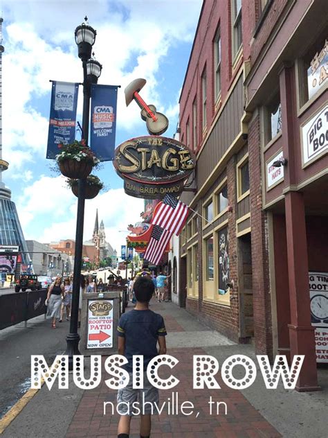 Music Row Nashville A Thousand Country Roads
