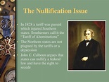PPT - Andrew Jackson and The Nullification Issue PowerPoint ...