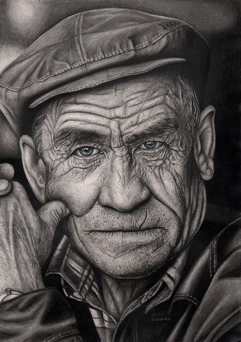 OLD MAN Graphite Drawing By Pen Tacular Artist Deviantart Com On DeviantART Realistic