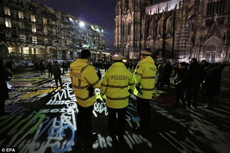german police in cologne a year after 600 women celebrating new year s eve were sexually