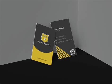 Once your business is complete, you must vacate the space. Police Officer Business Card Template | TechMix