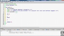 6 Programación en C++ - Segundo ejemplo de if else - YouTube