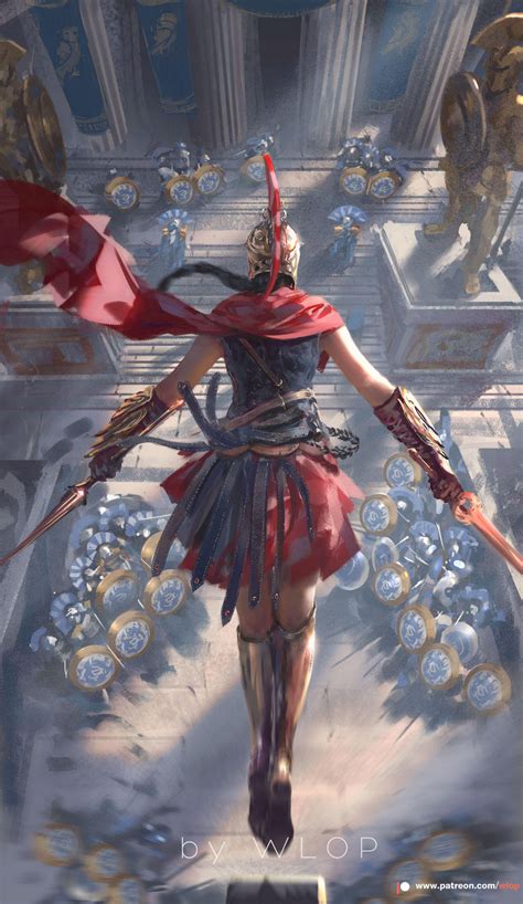Assassins Creed Odyssey By Wlop On Deviantart Assasing Creed All