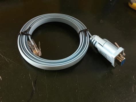To use a utp cable for consoling into a cisco router from a pc serial port, it must be terminated as a rollover or console cable. DB9 Serial RS232 Port To RJ45 LAN Rollover Console Cable ...