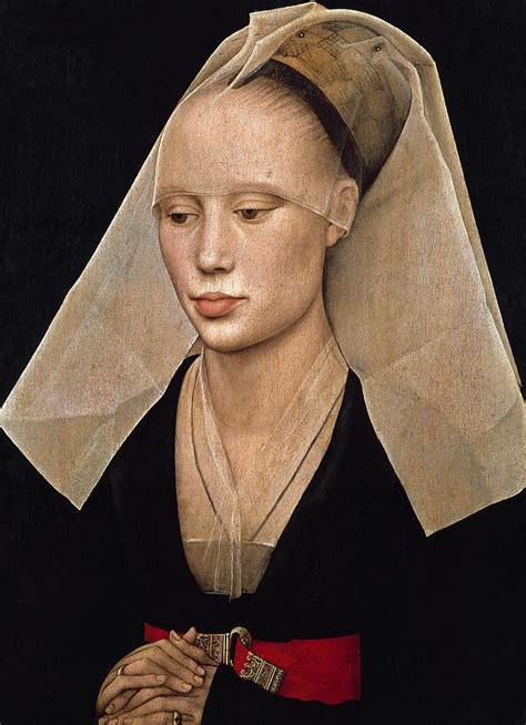 Rogier Van Der Weyden Portrait Of A Lady Dateperiod Ca 1460