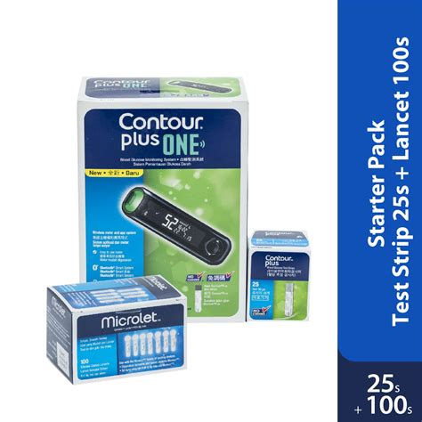 The smartlight™ feature on the contour®plus one meter gives you instant feedback on your blood glucose results. Contour Plus One Meter Starter Pack With Test Strip 25s ...