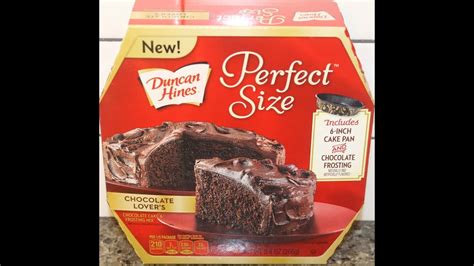 Duncan Hines Perfect Size Chocolate Lovers Cake Greenstarcandy