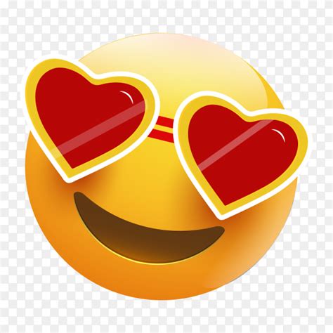 Smiling Face Emoji With Heart Sunglasses Clip Art Png