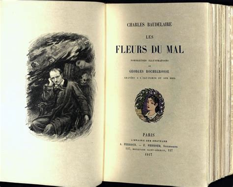 Les Fleurs Du Mal By Charles Baudelaire A Volume Of French Poetry Whose Poems Deal With Themes