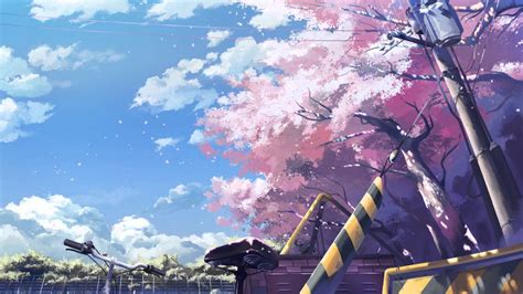 Anime character wearing purple dress on cherry blossom tree hd wallpaper. Cherry Blossom Anime Wallpapers - Wallpaper Cave