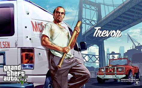 Online Crop Grand Theft Auto V Trevor Poster Hd Wallpaper Wallpaper