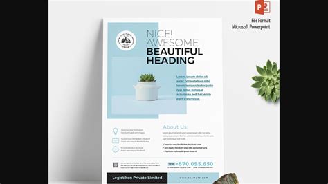 20 Powerpoint Flyer Templates Free And Pro Ppt Flyers Theme Junkie